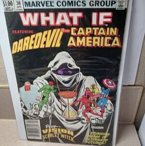 Marvel What If Comic - Daredevil & Captain America Cover #38